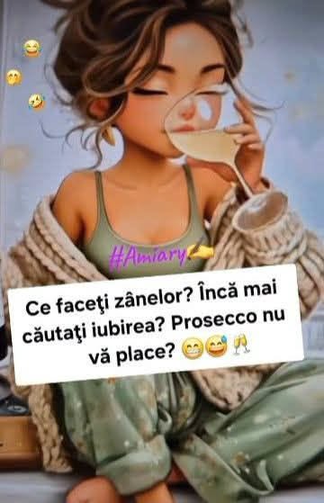 Ce faceți, zânelor? Încă mai căutați iubirea? Prosecco nu vă place?