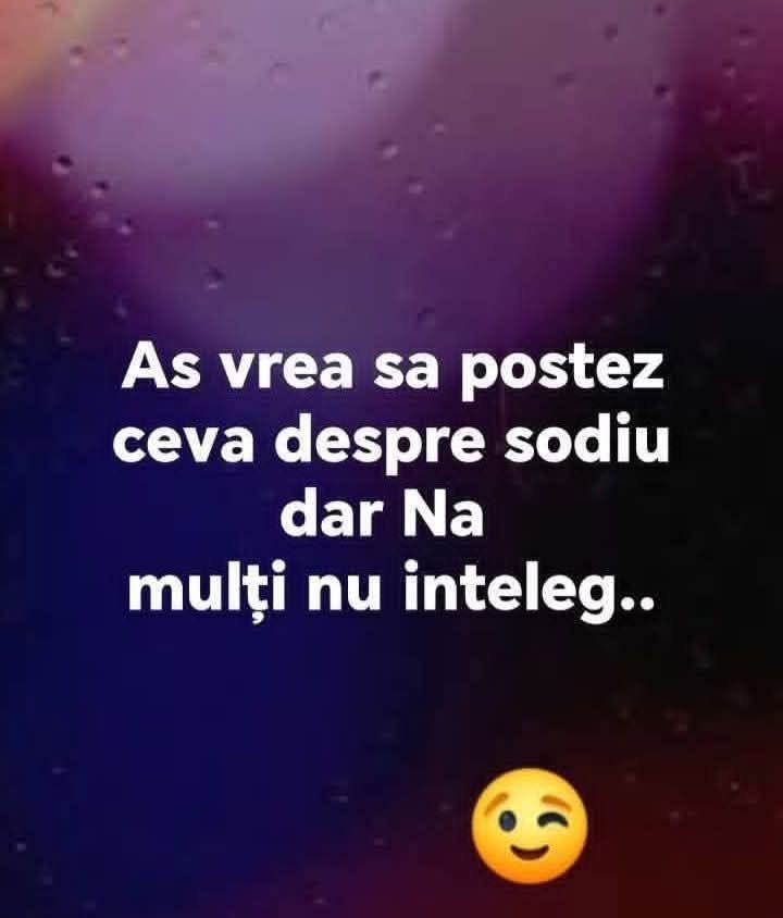 Aș vrea să postez ceva despre sodiu, dar Na... mulți nu înțeleg