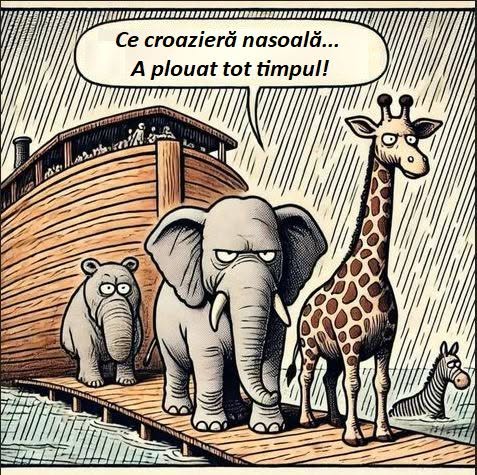 Ce croazieră nasoală... A plouat tot timpul!