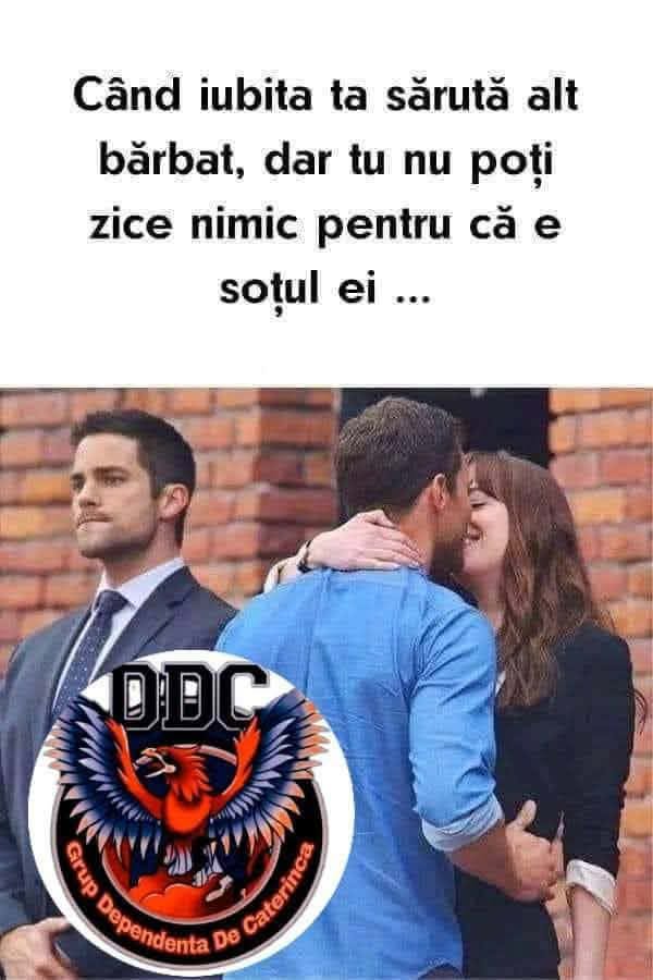 Când iubita ta sărută alt bărbat, dar tu nu poți zice nimic pentru că e soțul ei...