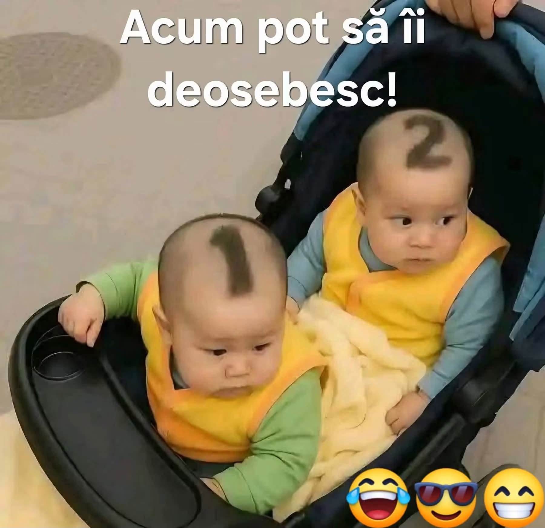 Acum pot să îi deosebesc!