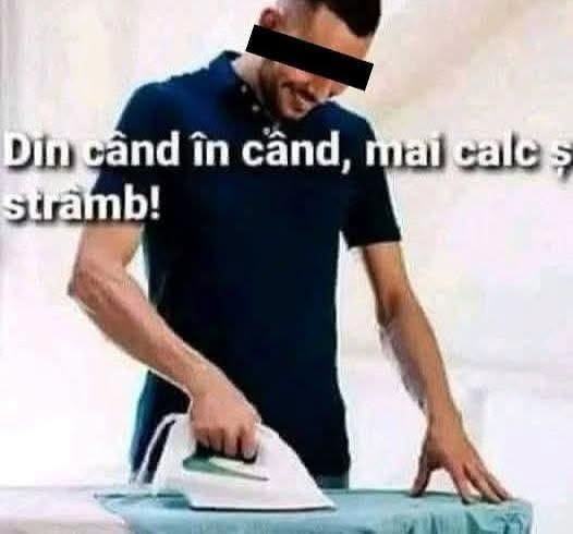 Din când în când, mai calc și strâmb!