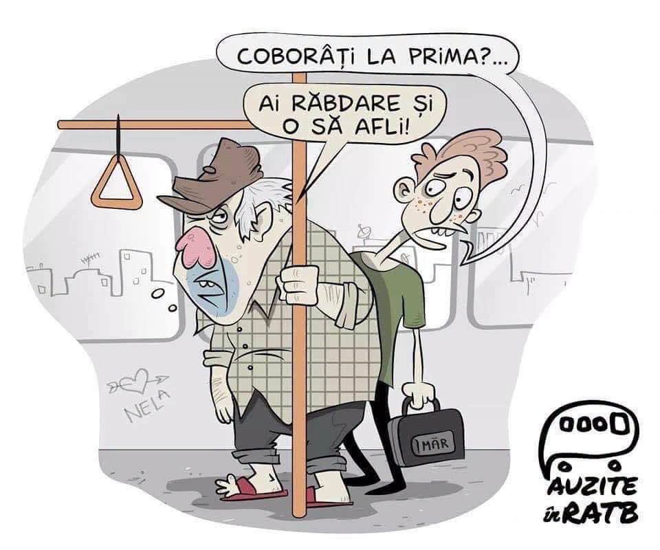 Coborâți la prima? Ai răbdare și o să afli!