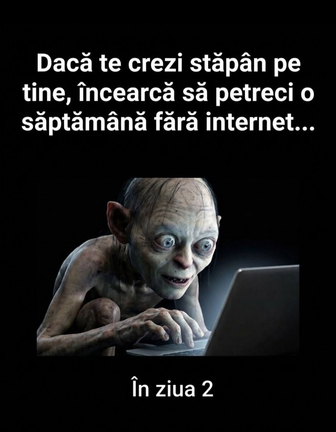 Dacă te crezi stăpân pe tine, încearcă să petreci o săptămână fără internet... În ziua 2: