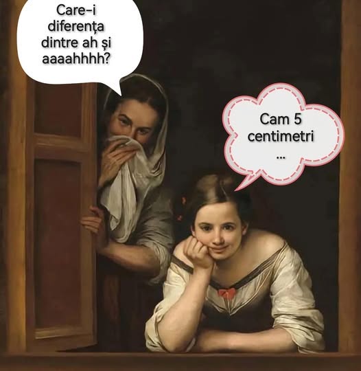 Care-i diferența dintre ah și aaaahhh? Cam 5 centimetri...
