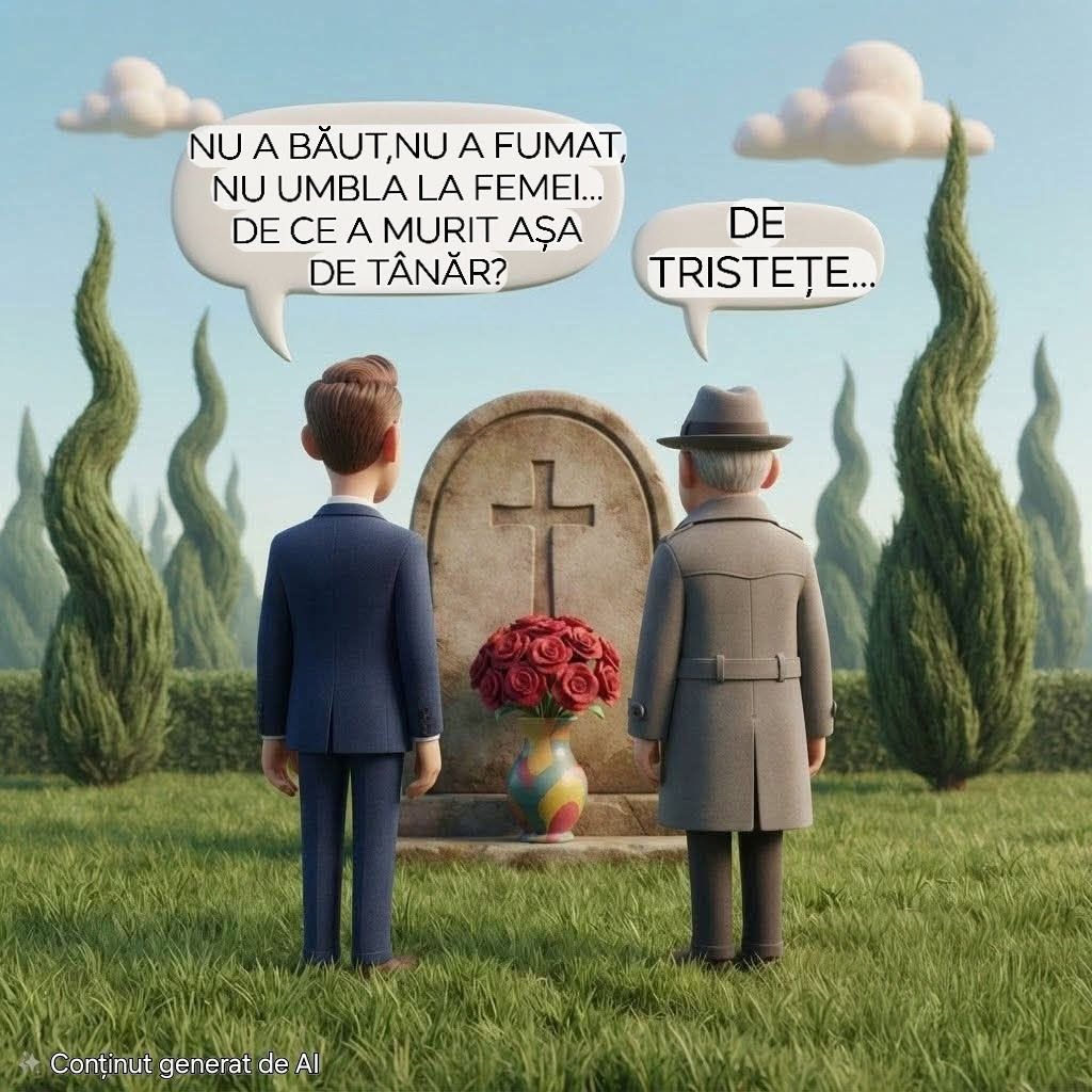 Nu a băut, nu a fumat, nu umbla la femei. De ce a murit așa de tânăr? De tristețe.