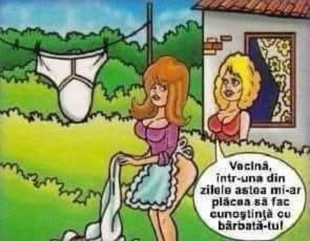 Vecină, într-una din zilele astea mi-ar plăcea să fac cunoștință cu bărbatu-tău