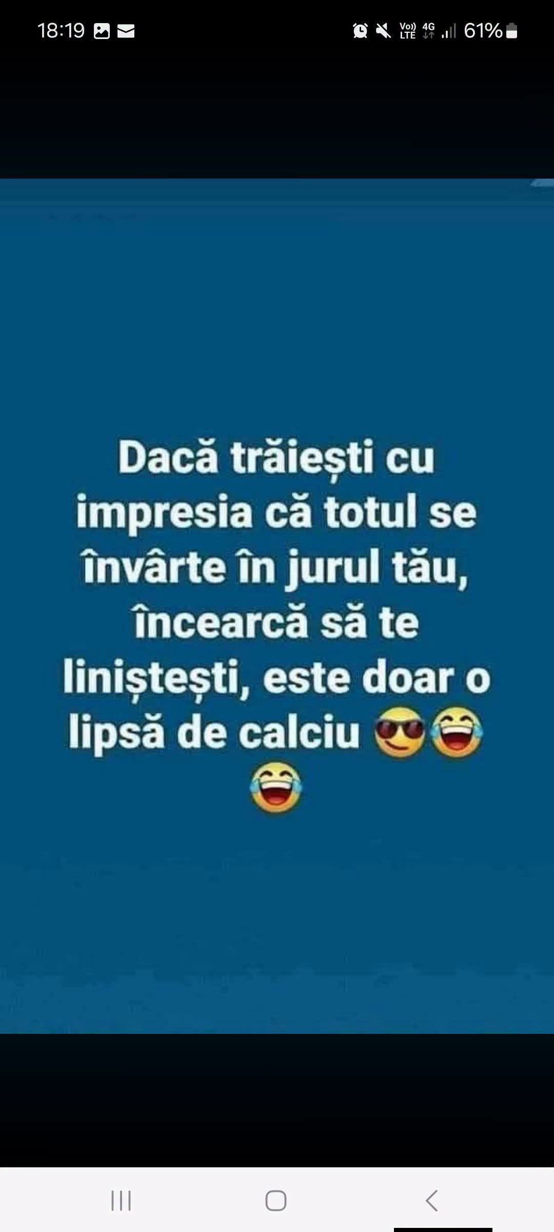 Dacă trăiești cu impresia că totul se învârte în jurul tău, încearcă să te liniștești, e doar lipsă de calciu