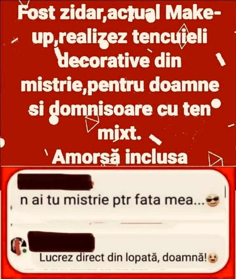 Fost zidar, actual make-up artist: realizez tencuieli decorative din mistrie pentru doamne. Amorsă inclusă