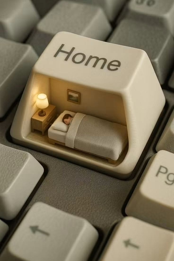 Când apeși tasta Home după o zi grea