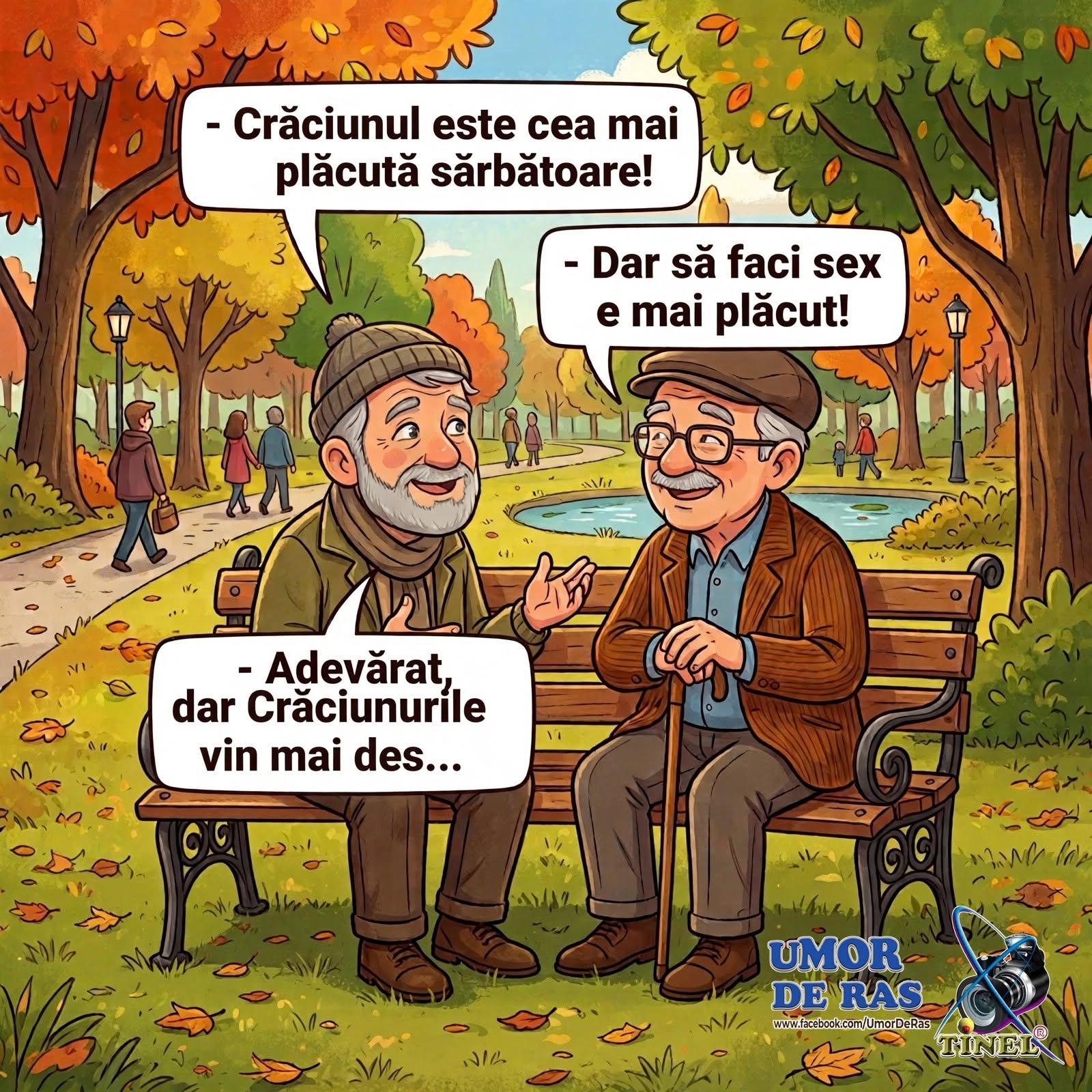 Crăciunul este cea mai plăcută sărbătoare! Dar să faci sex e mai plăcut! Adevărat, dar Crăciunurile vin mai des...