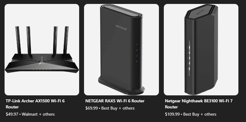 WiFi Routers with WiFi on-off Switches or Buttons