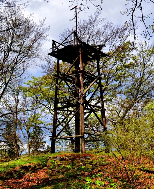 Zaniklá rozhledna na Třemšíně