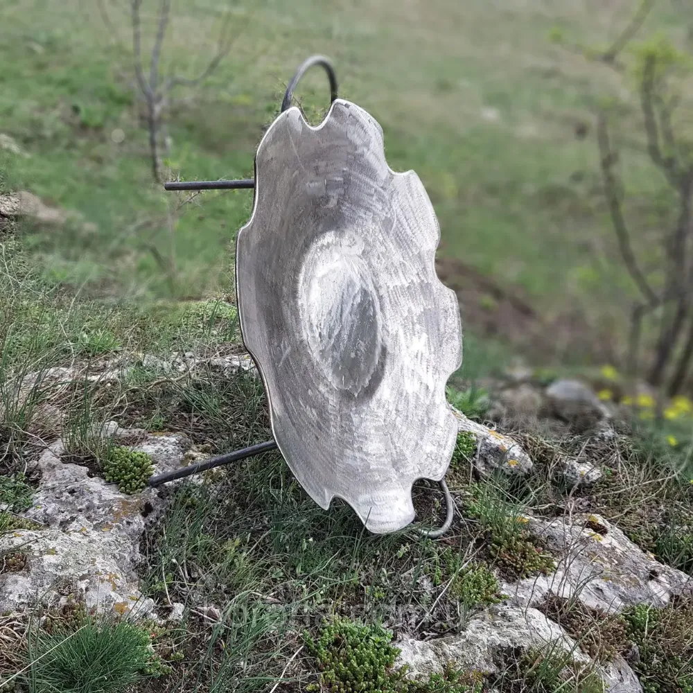 Сковорода з диску борони (ромашка)