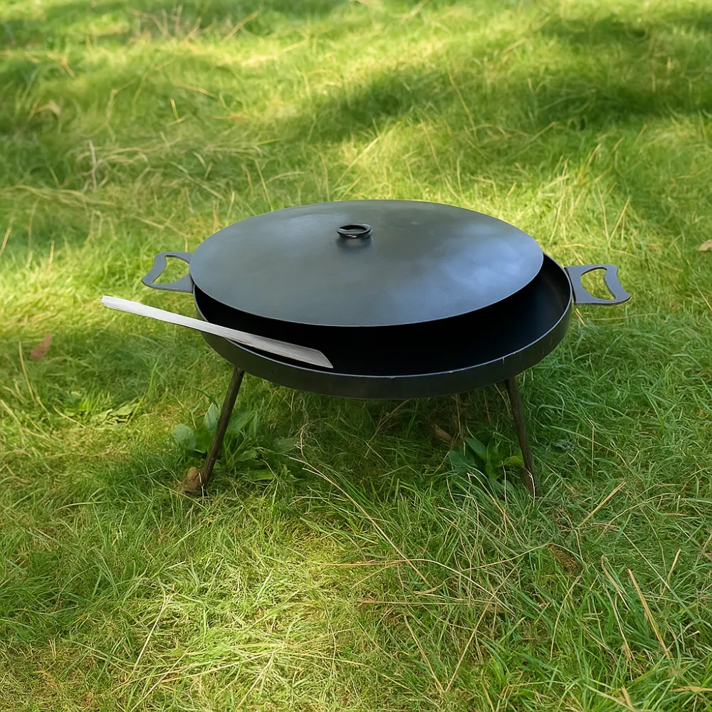 Сковорода з диску борони (з кришкою)