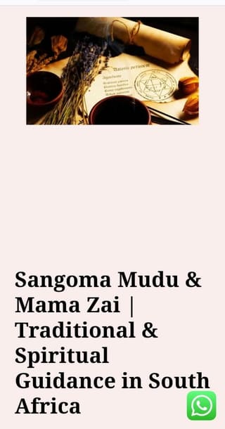 Sangoma Mudu & Mama Zai Traditional healer in Pretoria — photo 1