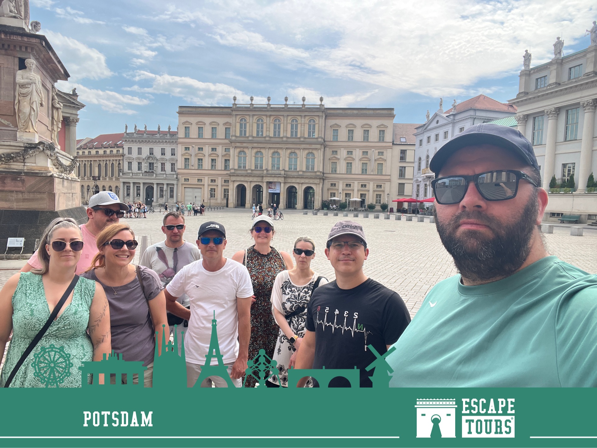 Teamfoto van Die Larven auf Tour