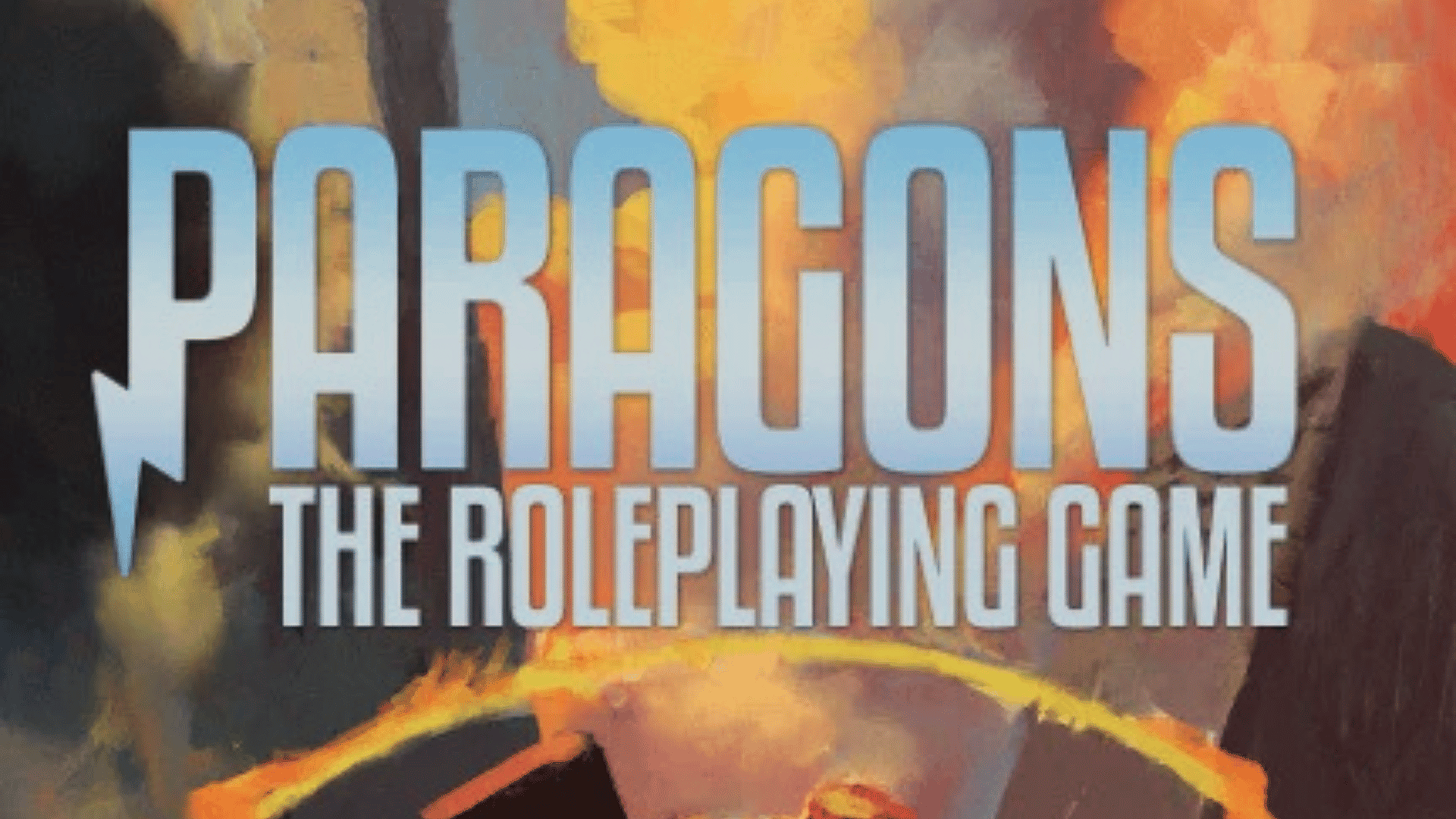 The title section of the rulebook for Paragons: The Roleplaying Game
