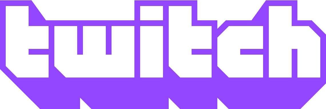 The purple and white Twitch logo