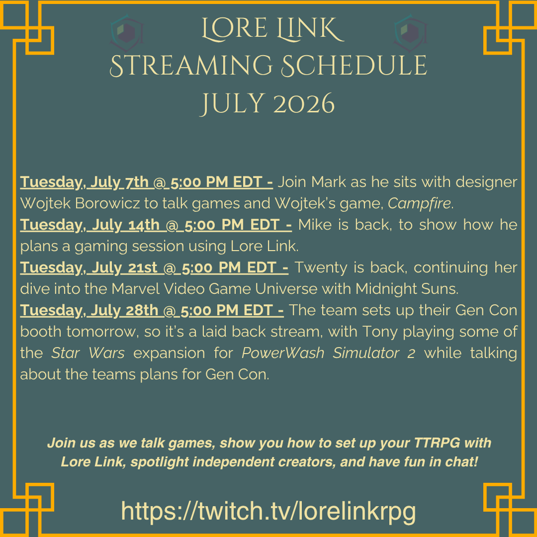 A graphic showing an abbreviated version of the schedule listed below.