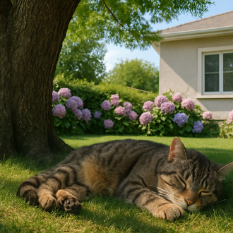 Comment éviter de perdre son chat en maison avec ou sans jardin ?