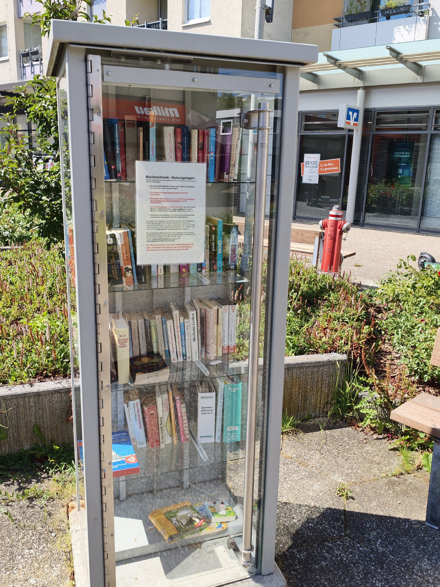 Bücherschrank Heidberg Einkaufszentrum