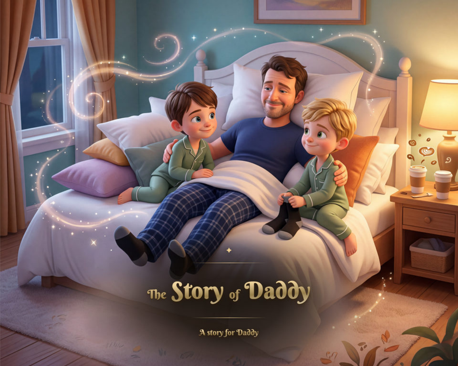 Sample cover for The Bedtime Story for Dad