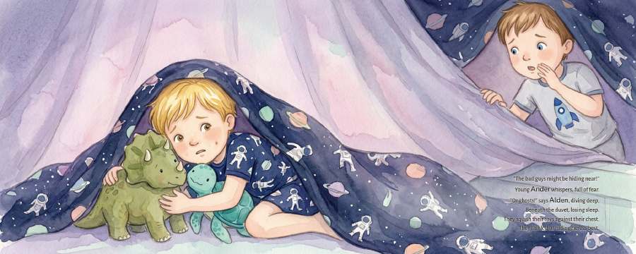Bedtime Bravery — sample page 3