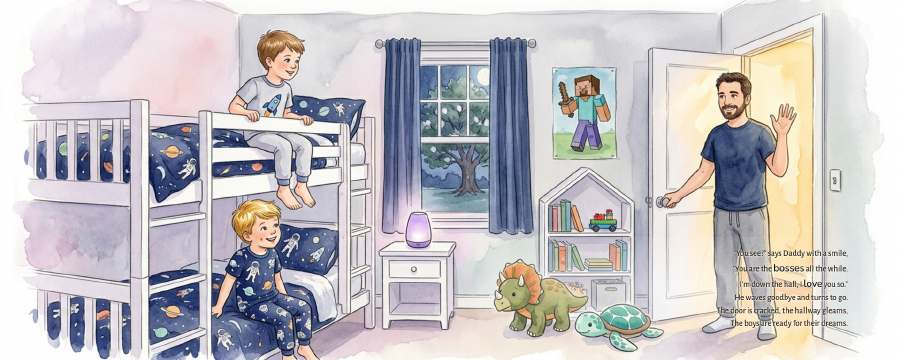 Bedtime Bravery — sample page 8