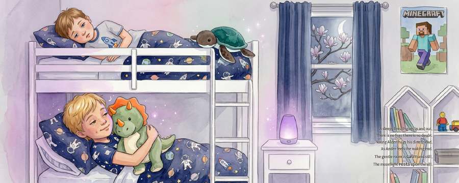 Bedtime Bravery — sample page 14