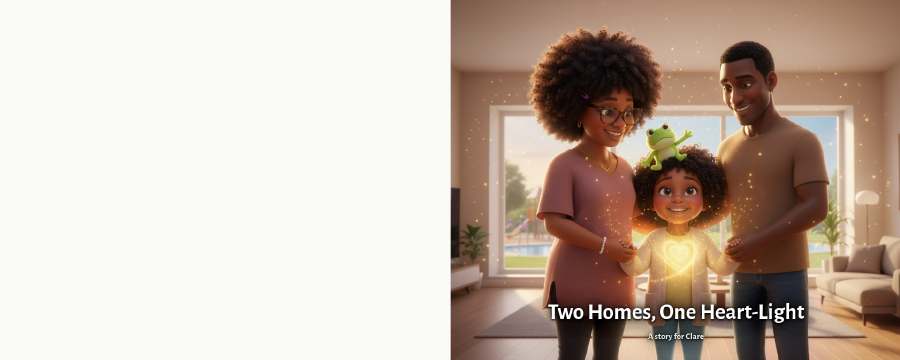 Two Homes, One Heart — sample cover