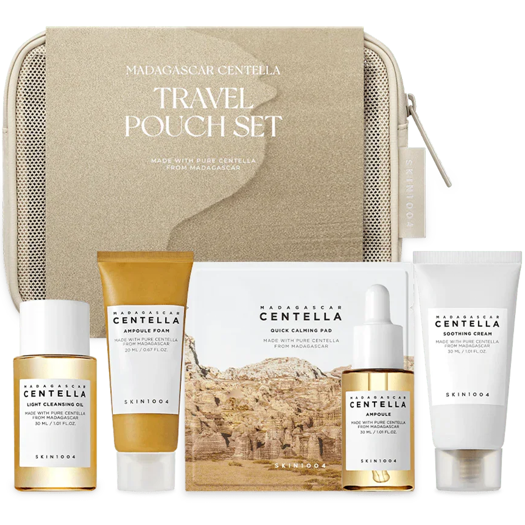 Madagascar Centella Travel Pouch set