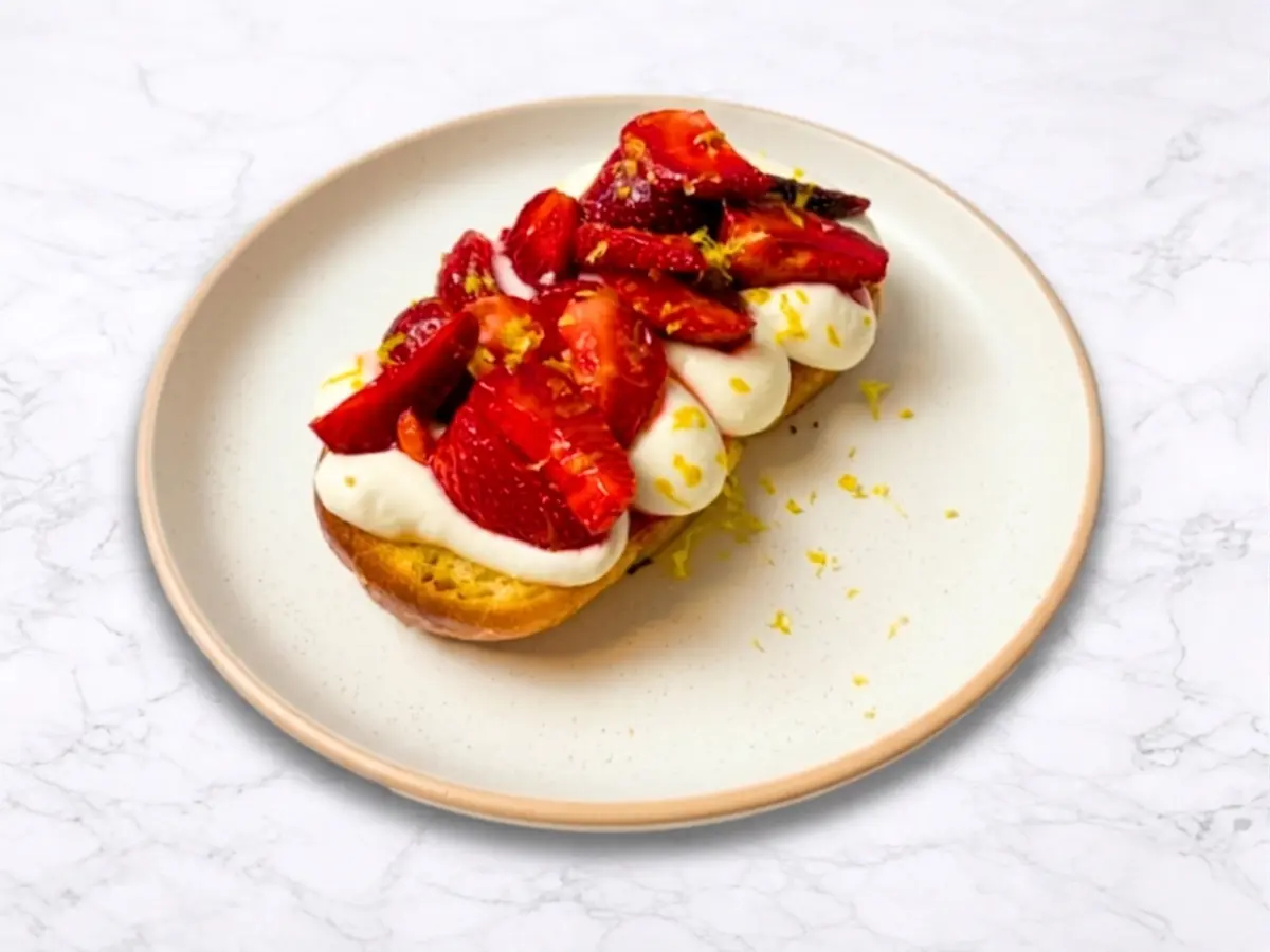 Strawberry Ricotta Toast