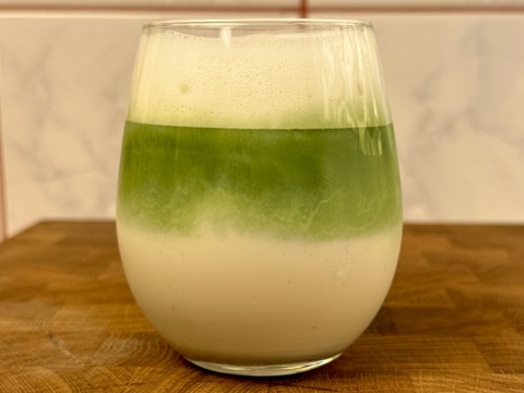 Triple Layer Iced Matcha Latte