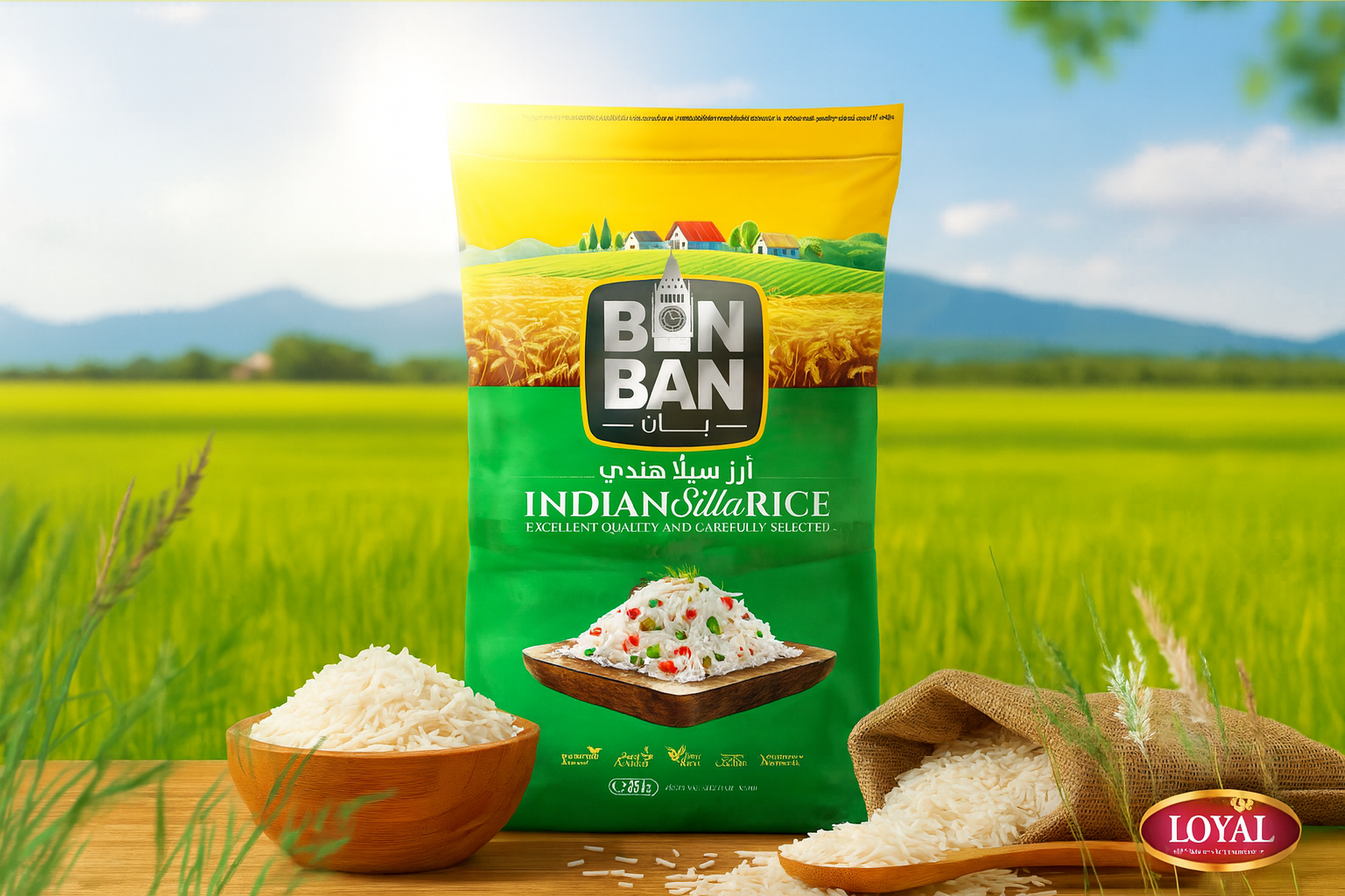 أرز بسمتي حبوب طويلة جدًا 900 غرام