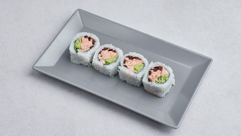 Uramaki z łososiem pieczonym (do wyboru 4 lub 8 szt.)