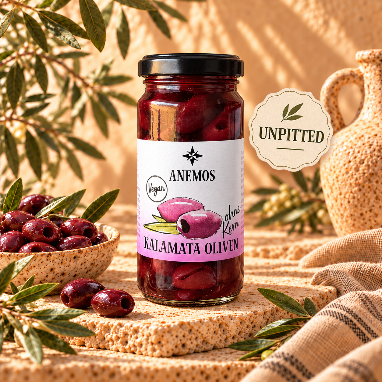 Unpitted Kalamata Olives