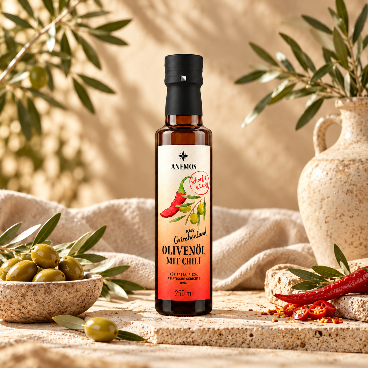 Spicy extra virgin olive oil