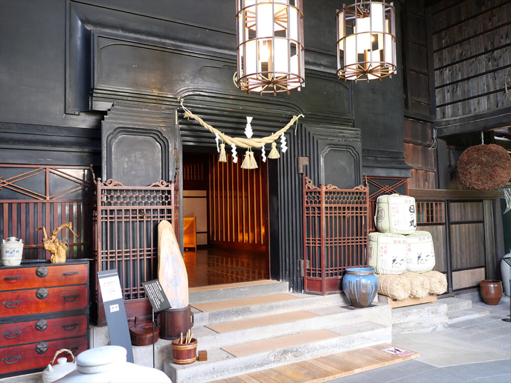 Interior brewery viewing area
