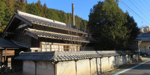 The former brewery building in Nakatsugawa, Gifu Prefecture, used for 143 years before the move