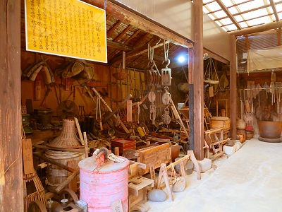 Another view of the brewery's tool and equipment exhibit hall