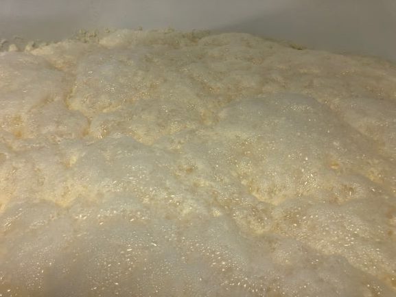 High foam (takaawa) during fermentation