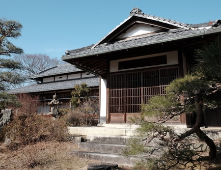 Shoin reception hall, a nationally registered tangible cultural property
