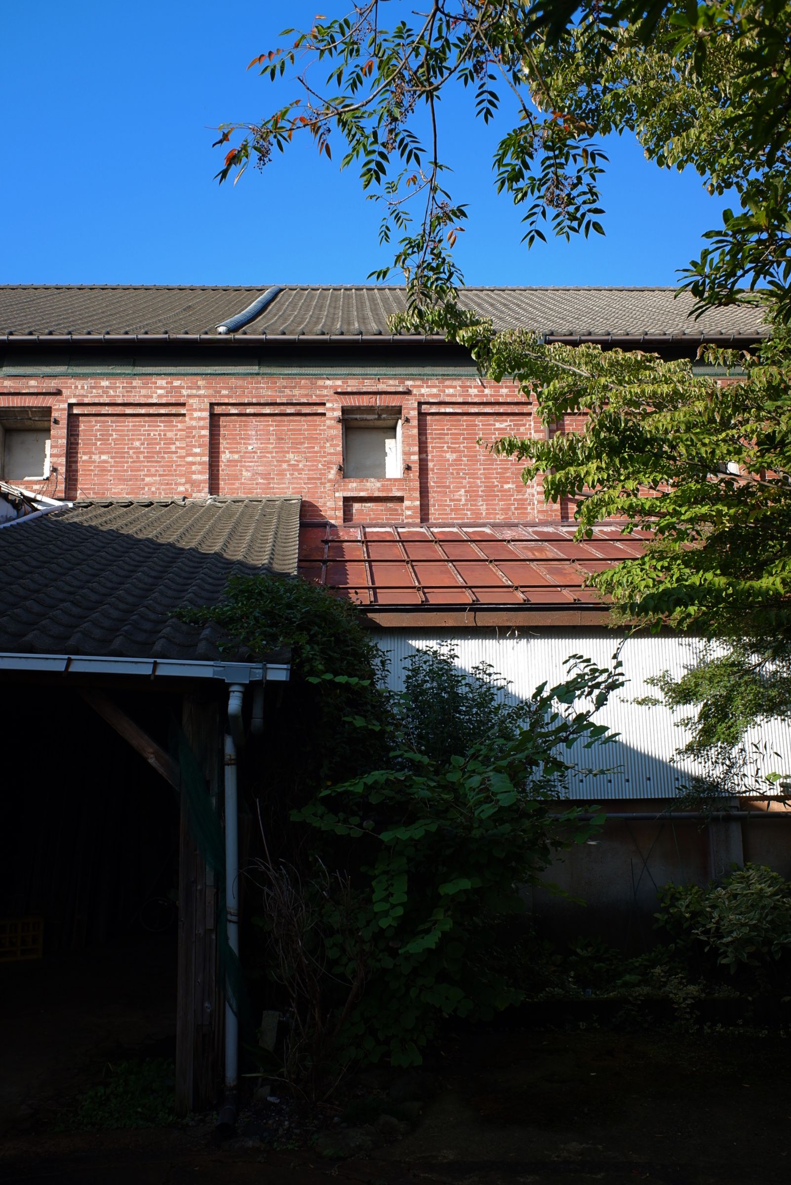 Brick exterior of the registered tangible cultural property brewery building