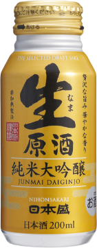 日本盛 生原酒 純米大吟醸 ボトル缶