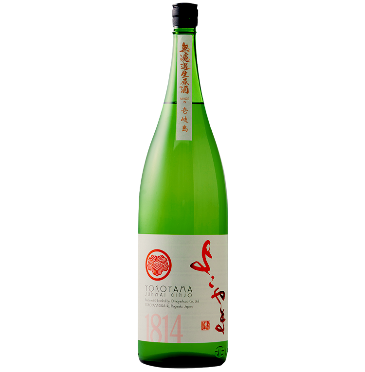 Yokoyama Silver 1814 Murokanama Genshu Junmai Ginjo