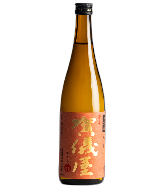 伊予賀儀屋 純米 無濾過生原酒 赤ラベル 松山三井