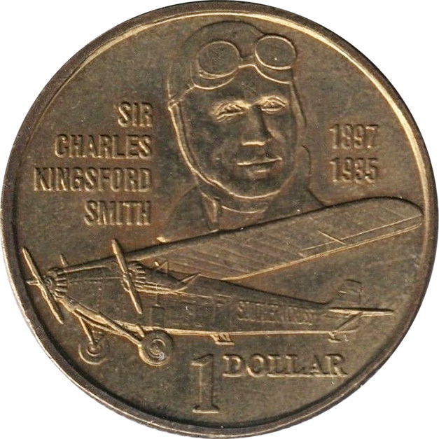1997 Kingsford Smith Queen Elizabeth II 1 Dollar