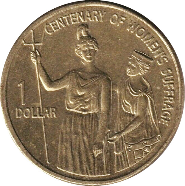 2003 Suffrage Queen Elizabeth II 1 Dollar