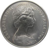 Queen Elizabeth II 10 Cents queen elizabeth ii decimal coinage coin